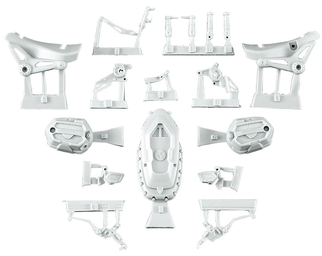 Monmodel BMW R nineT 719 Набор для кастомизации Модельные детали из пластика MSPS078 1/9