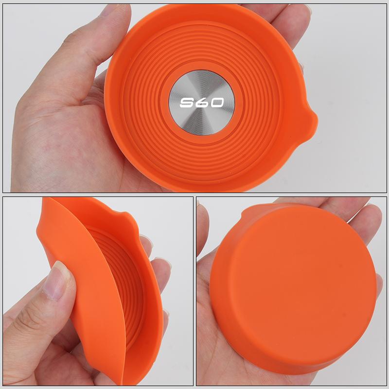 Waterproof Car Coaster Silicone Anti-slip Mat Interior Accessories For Volvo S60 XC60 XC90 S60 V40 V50 V60 XC40 V70 V90 S90