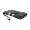 Coach Кошелек Dempsey 18 с круглым логотипом, полосками, жаккардом, фактурной кожей, женский, черный C9073-SVRT6