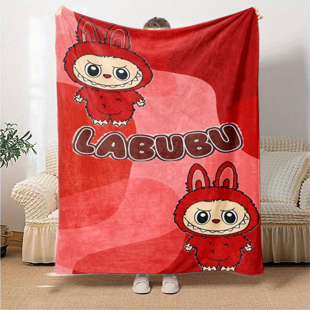 Labubu Blanket Ultra-Soft Perfect for Couch Seaside Chair All-Season Use Digital Print Ideal Gift For Birthday Valentine'S Day