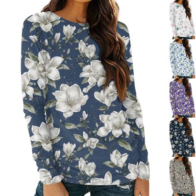 Женские рубашки с длинным рукавом и круглым вырезом, базовая футболка, повседневный топ, осенняя модная туника, облегающие футболки