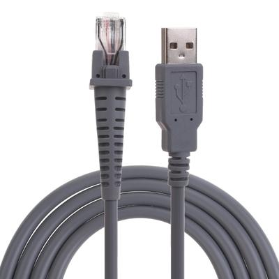 USB Кабель для подключения Длинный Запасной Кабель для передачи данных 2 м/7 футов Подходит для сканеров GD4130 QD2100 GBT4100 Прочный