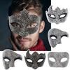 Halloween Headgear Stunning Rhinestone Masquerade Headgear Easy To Wear Non-fading Decorative Masquerade Headgear