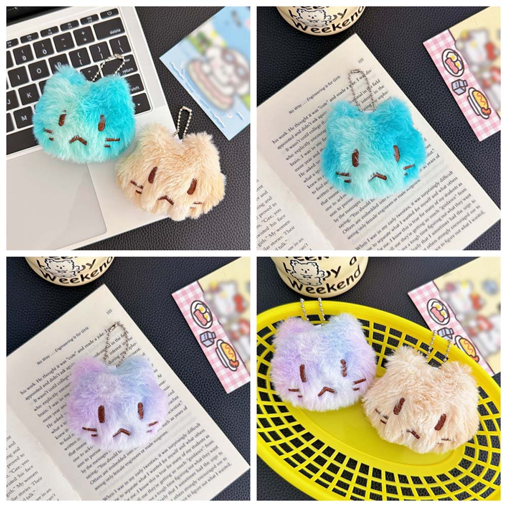 Backpack Decor Cat Plush Keyring Korean Style Plush Doll Pendant Cat Doll Plush Keychain  Unisex