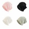 Thin Knitted Hat Hollow Design Sunscreen Cap Fashion Beanies Hat  Spring Summer