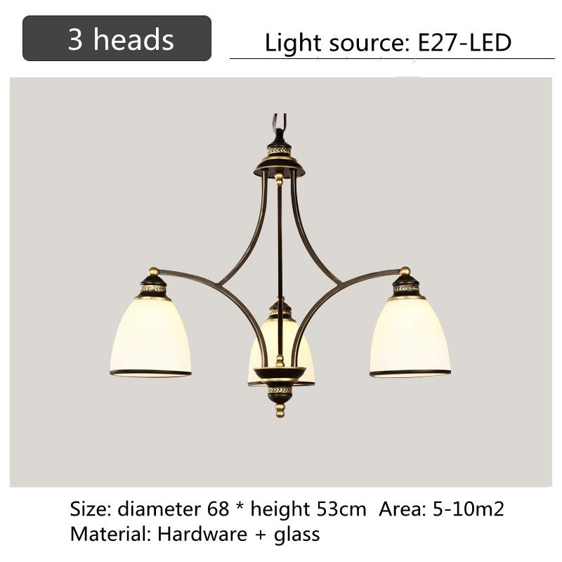 Люстра Простая Атмосфера Лампа Для Гостиной Современная Спальня Столовая Лампа Домашняя Ретро Лампа Освещение