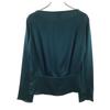 CELINE Made in France Long sleeve Boat neck Cut 36 Deep green tops Women Used