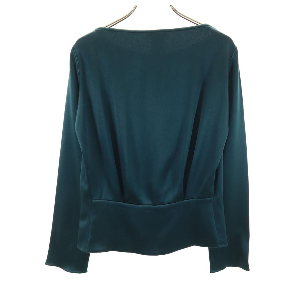 CELINE Made in France Long sleeve Boat neck Cut 36 Deep green tops Women Used