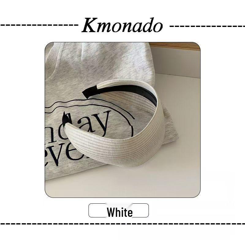 Серая вязаная повязка на голову Yi Mengling с широкими полями для женщин - Новая коллекция Осень/Зима 2025, аксессуар для волос.