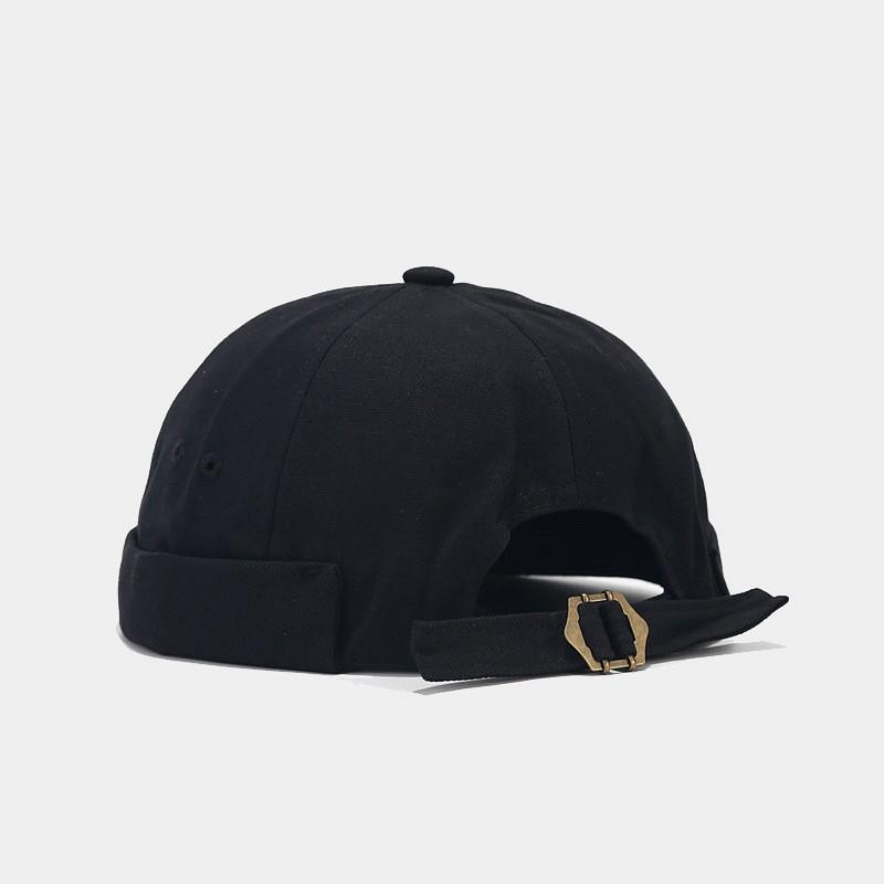 Japanese Style Small Batch Retro Bucket Hats Unisex Solid Color Streetwear Hip Hop Caps