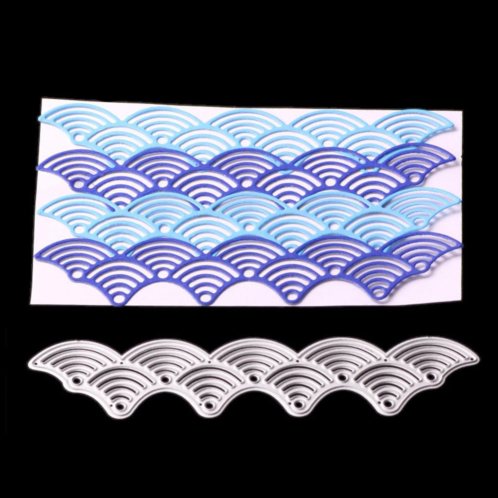 Кружевной край фон металлический трафарет для DIY фото украшения тиснение бумажные карты