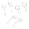 10pairs Tip Holder Glass Accessories Eyeglasses Ear Hooks Transparent Anti Slip Silicone