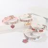 Pet PU Letter Collar Small Cat Dog Collar with Pendant