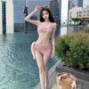Korean INS style sexy bikini bikini hot spring vacation pure lust babes slim three-point split swimsuit