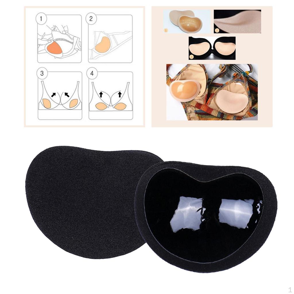 Вставки для бюстгальтеров Мягкая вставка на груди для повседневного ношения Купальники Спортивные