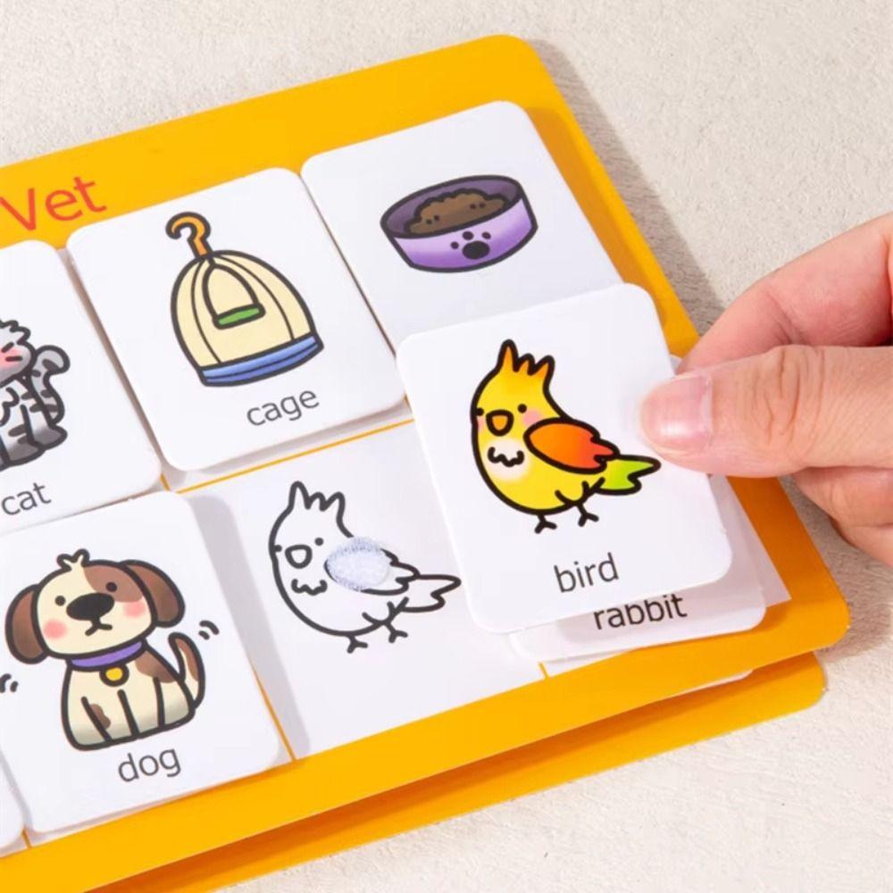 Repeated Pasting DIY Kids Busy Book Toy Interactive Alphabet Puzzle Game Toddlers