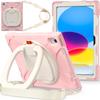 Armor Case Universal for IPad 2025 A16 11th 10.9 2022 10th Gen. A3354 A3355 A3356 A2757 A2777 A2696 Rotating Stand Hybrid Cover