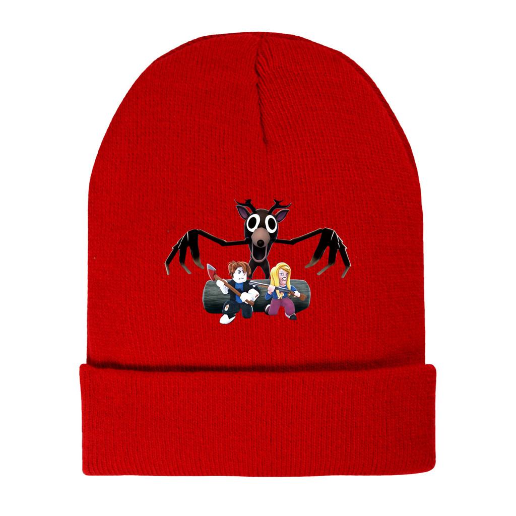 Детские Девочки Модные Аксессуары 99 Ночей в Лесу Принтованные Повседневные Шляпы Кепки с Козырьком Вязаная Шапка