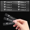 2/5/10Pcs Car Interior Random Stickers Car Steering Wheel Emblem Styling For Tesla Model 3 Model X S 2016-2023  Model Y Decals TM3 TMX
