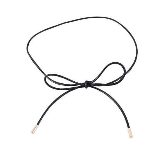 Имитация ремня Модный шнурованный декоративный пояс Кожаный аксессуар