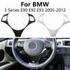 Car Accessories for BMW 3 Series E90 E92 E93 1 Series E82 E87 2005 - 2011 Steering Wheel Button Decoration Frame Trim