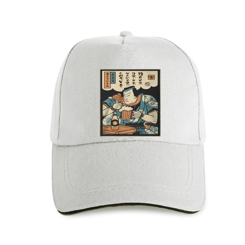 Новая кепка BEER SAMURAI Drinking Beer Samurai Черная, Темно-синяя Бейсболка S-5XL Унисекс