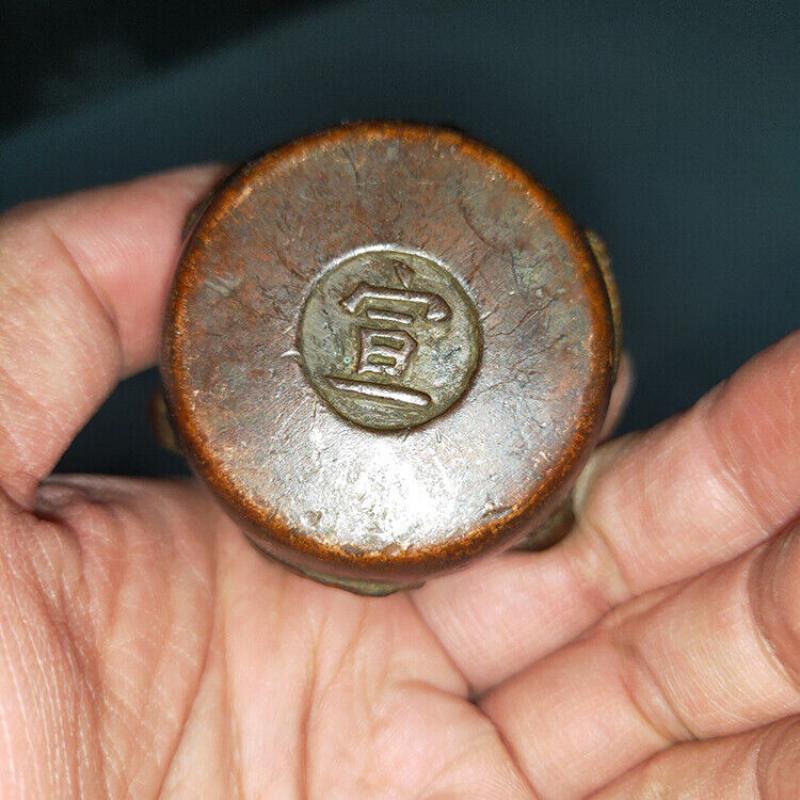 Antique Collection Old Objects Bronze Incense Burner Genuine Copper Ornaments