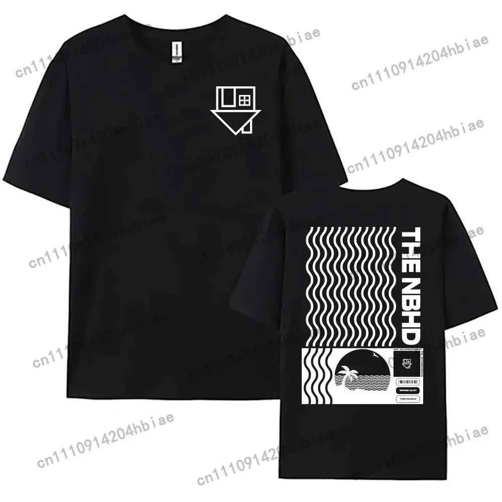 Wiped Out Album Printing Tshirts The Neighbourhood Nbhd Band Tshirt Cotton High Quality Summer Teeshirt Wounisex Unisex Clothes Tee