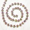 1PCS Close Chain Rhinestone Trim 1 Yard Length Crystal Applique Rhinestone Chain  DIY Sewing
