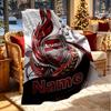 Custom Name Personalized Arsenal F.C Print Blanket, Home Decor, Bedroom, Sofa, Camping, Couch, Gifts for Birthday Christmas
