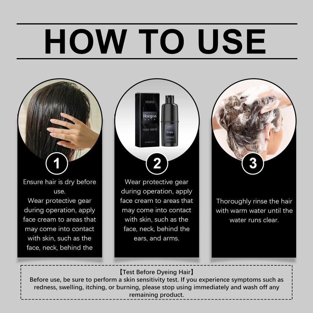 Шампунь-краска мгновенного действия DIY краска для волос натуральный черный цвет восстановление седых волос не раздражающий шампунь для окрашивания волос для мужчин и женщин