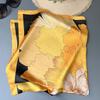 Новый женский шелковый шарф с принтом для женщин, модный галстук на шею, платок для сумки, платок на запястье, шаль, обертывания, хиджаб, шелковые шарфы