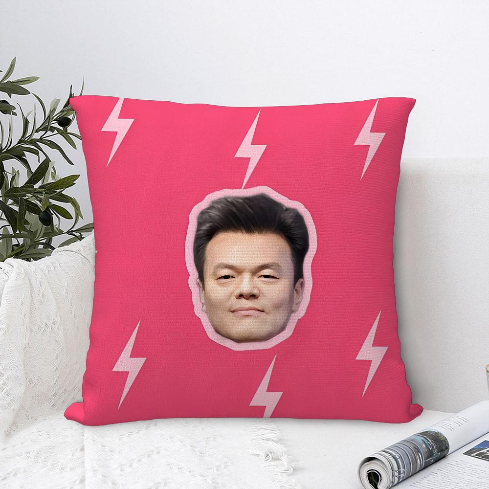 JYP Мем Роскошная Наволочка Декоративная для Дивана Домашняя Двусторонняя Печать Плюшевые Квадратные Наволочки для Подушек Декор Подушки Чехол