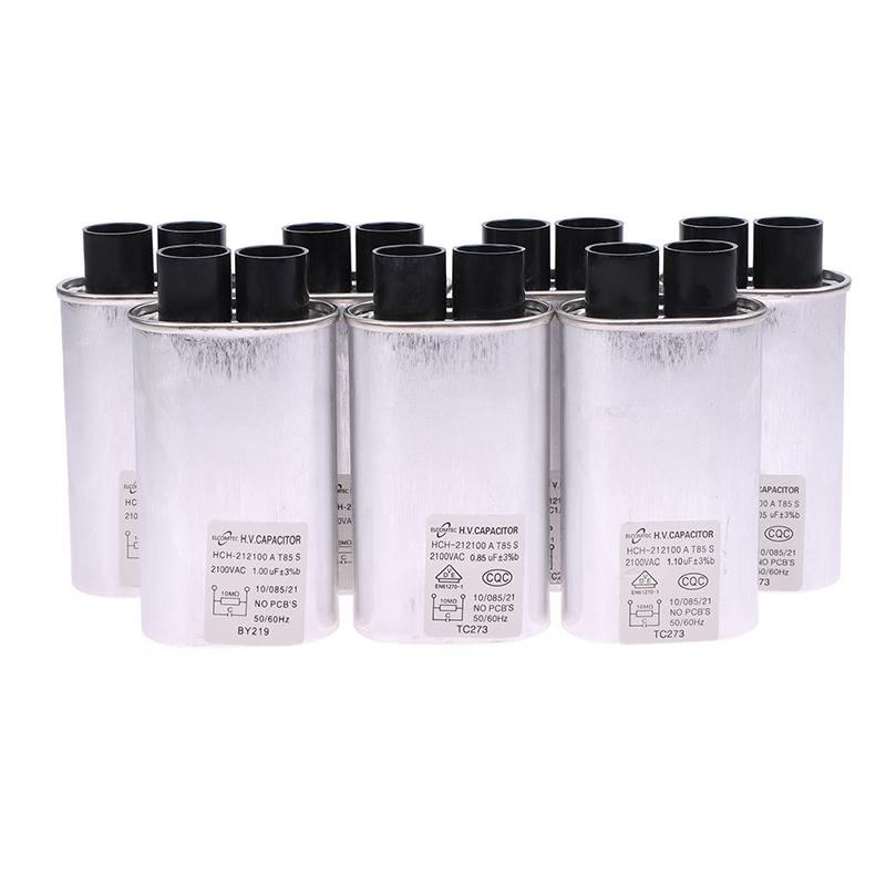 1 шт. Для деталей конденсатора микроволновой печи 0,85 мкФ / 0,9 мкФ / 0,95 мкФ / 1,00 мкФ / 1,05 мкФ / 1,08 мкФ / 1,1 мкФ Высоковольтный конденсатор для микроволновой печи