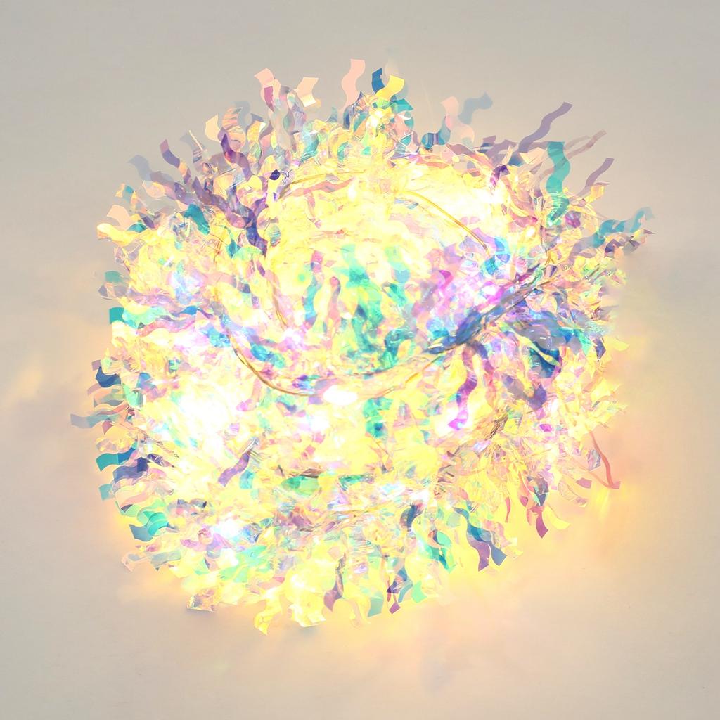 Рождественская переливающаяся искусственная марена красочная фольга кисточка гирлянда рождественская елка свадьба день рождения вечеринка домашний декор принадлежности