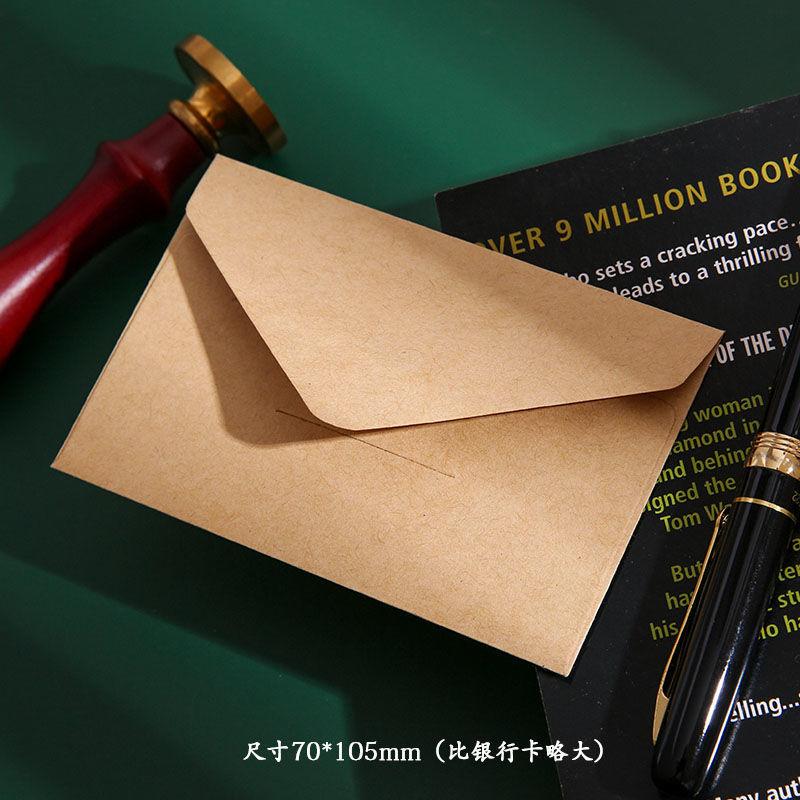 20pcs/lot Black White Kraft Paper Envelopes Vintage European Style Envelope for Business Card Invitation Back To School