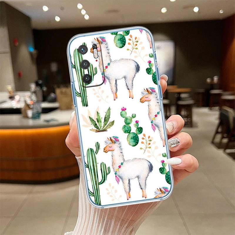 NH5 Alpaca Transparent Phone Case for LG K22 K30 K40 K40S K41 K42 K50 K50S K51 K51S K52 K61 K62 K71 K92 Q60 Q61 V40 V50 V60