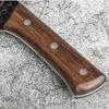 Forging Boning Knife Chinese Full Tang Handle Knife Handmade 4CR13  Steel Kitchen Chef Slaughter Knives Wenge Wood  Handle