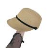 New straw equestrian hat women's spring summer outdoor travel visor versatile sunscreen temperament duck tongue straw hat