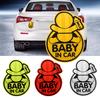 1PC New Personality Reflective Baby In Car Window Bumper Sticker Vinyl Decal Cute Sign Sticker