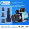 High Flow Variable Frequency Water Pump Silent Fish Tank Submersible Pump Small Bottom Suction Pump Amphibious Circulating Pump