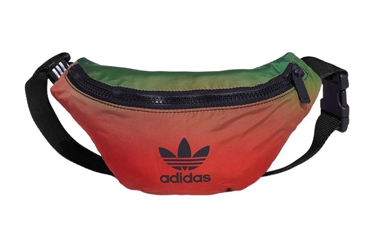 adidas Оригинальная мужская/женская сумка Adidas из полиэстера через плечо, поясная сумка, унисекс, смешанный цвет GF7128