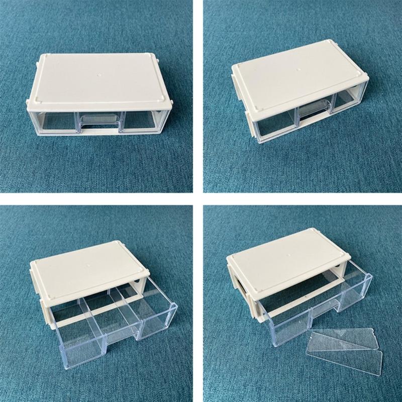 10 шт. Органайзер для бусин, выдвижной шкафчик, большая вместимость, коробка для сортировки ювелирных изделий с регулируемыми разделителями, пластиковый контейнер для бусин