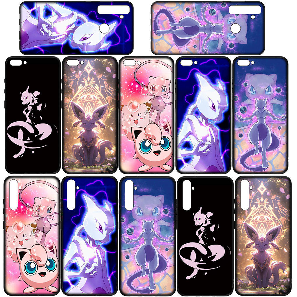 Чехол для iPhone 16 15 Xiaomi Redmi Note 14 13 12 11 Pro Max X 8 9 16e Samsung Galaxy S25 S24 S23 Moto A4 OPPO Huawei Mew Mewtwo чехол для телефона