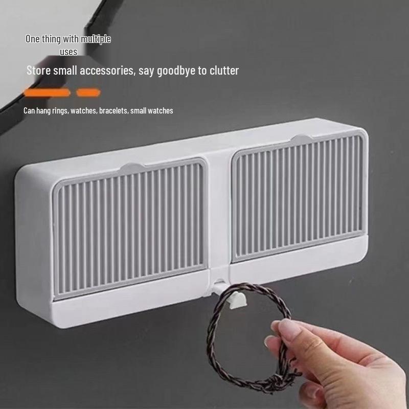 Настенная мыльница с крышкой - Не требует сверления, Креативный дизайн, Высококлассный держатель для мыла для ванной комнаты, Дренажная коробка