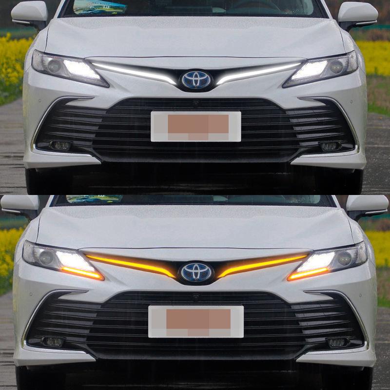 Улучшение освещения решетки радиатора Toyota Camry Luxury/Flagship 2021-2023.