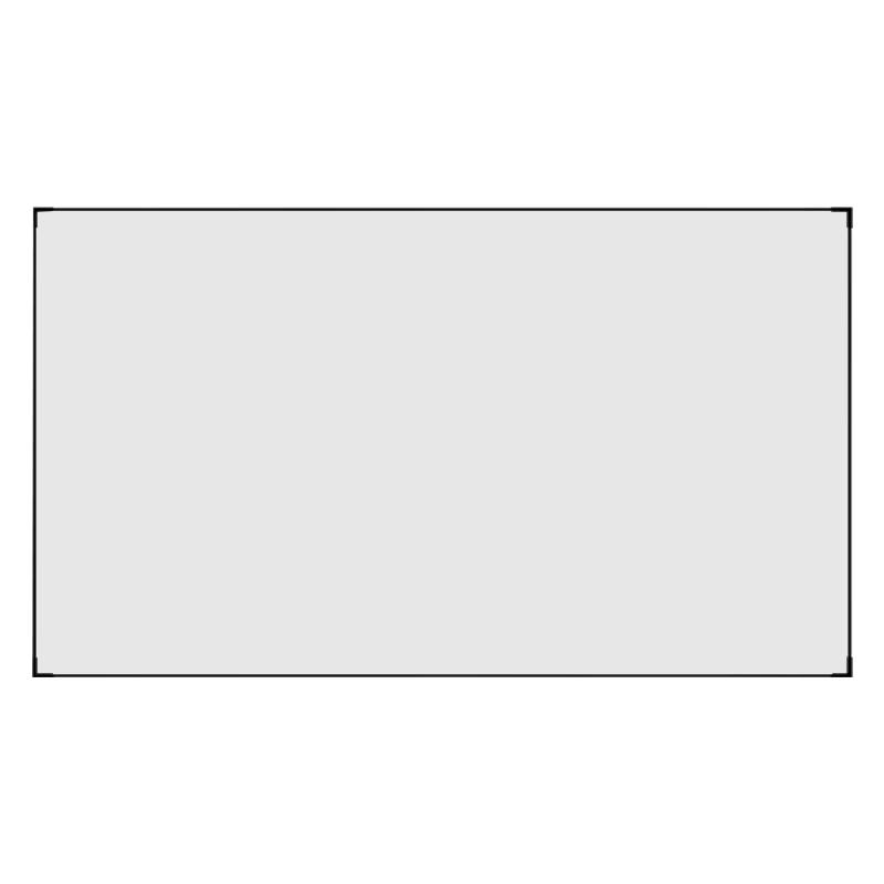 JINGMI 16:9 Ultra-Narrow Bezel Fixed Frame Projector Screen