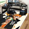 1pc Haikyuu!! Kageyama Tobio & Tsukishima Kei Volleyball Team Chair Mat, Anime Cartoon Design, Anti-Slip Carpet for Office and Home Decoration, Suitab