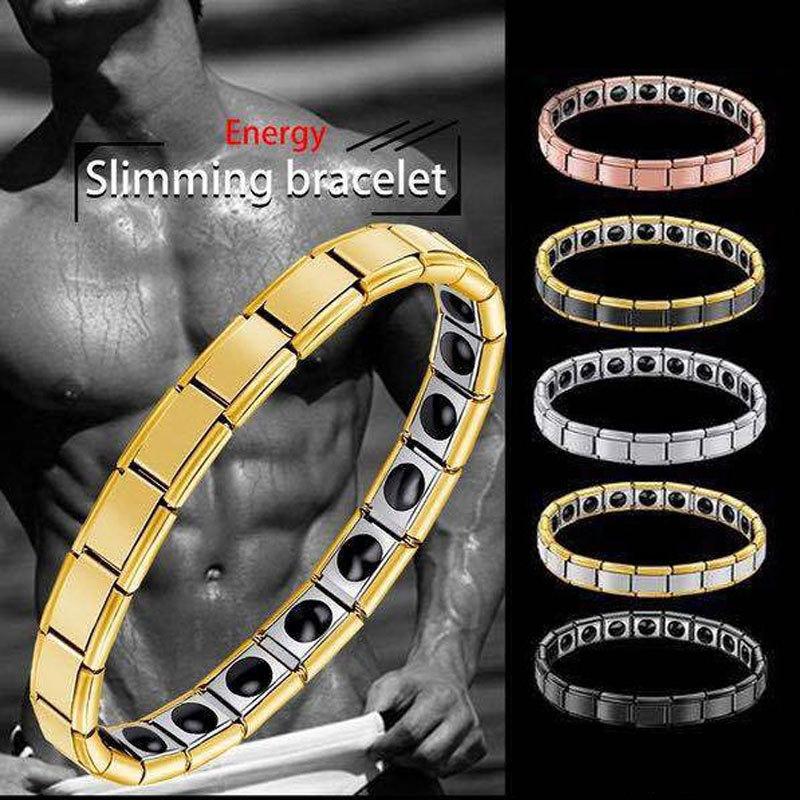 Stainless Steel Magnetic Therapy Bracelets Health Function Bracelet