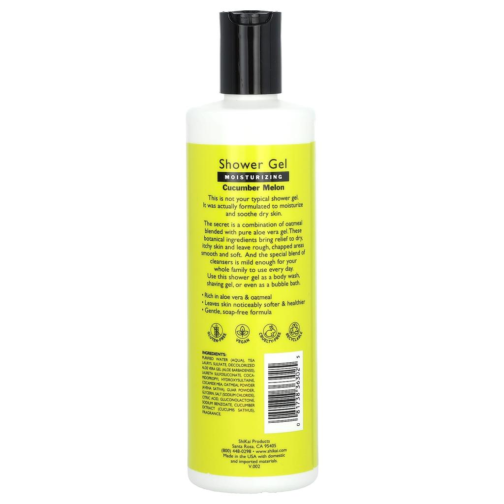 Увлажняющий гель для душа, Огурец Дыня, 355 мл(12 жидких унций)